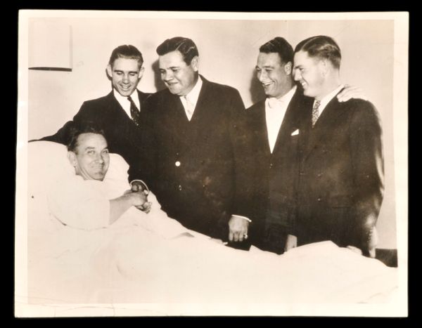 1935 Maranville In Hospital
